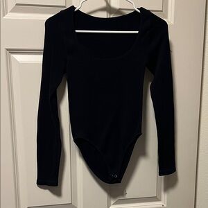 Black Long Sleeve Bodysuit